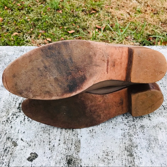 Vintage Taupe Leather Boots - Picture 8 of 8